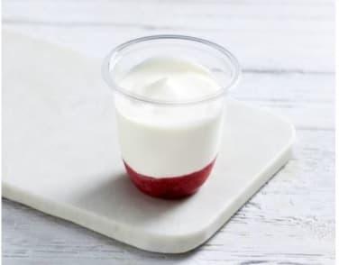 Pannacotta m/Jordbær 90g Kjølt