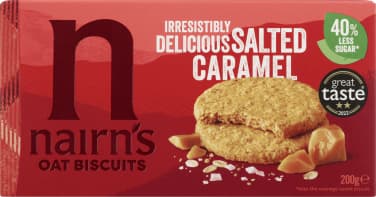 Havrekjeks m/Saltet Karamell 200g Nairn's